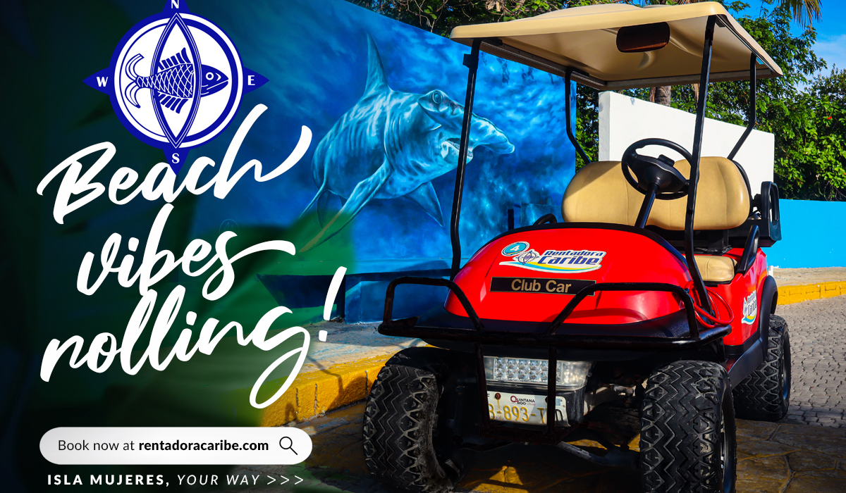 Carrito de golf Isla Mujeres precios temporada alta