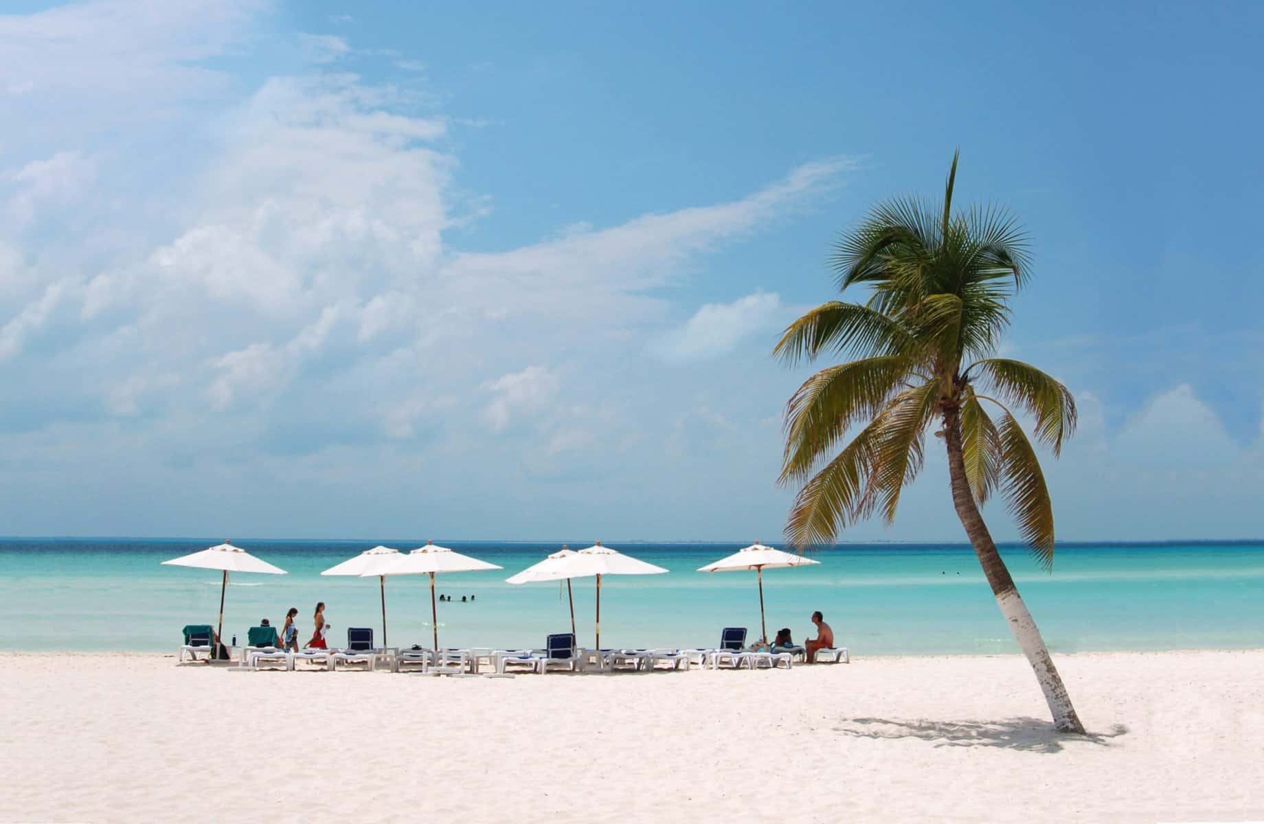 Playas hermosas en Isla mujeres