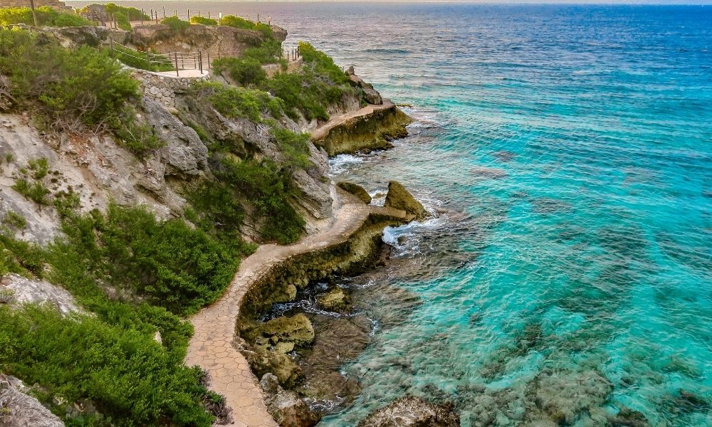 Mar cristalino en Isla mujeres