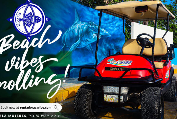 Carrito de golf Isla Mujeres precios temporada alta